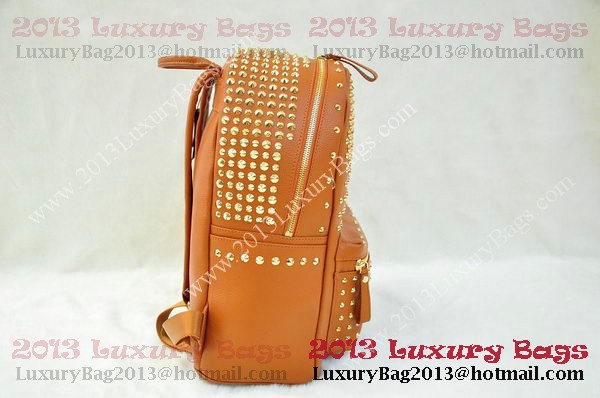 MCM Stark Backpack in Camel Grainy Leather MCM Stark Backpack in Camel Grainy Leather