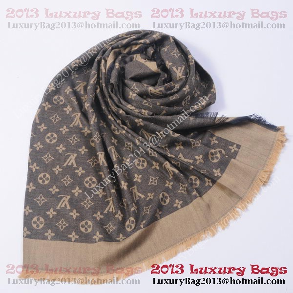 Louis Vuitton Scarves Cotton WJLV091 Brown Louis Vuitton Scarves Cotton WJLV091 Brown