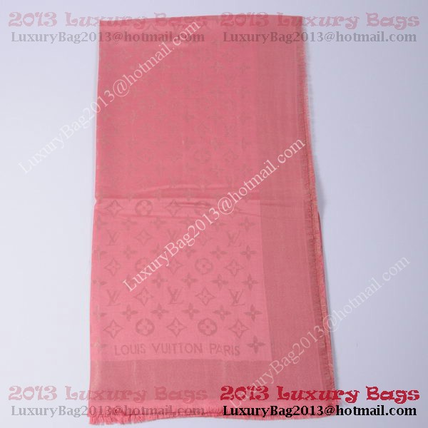 Louis Vuitton Scarves Cotton WJLV092 Light Red&Gold Louis Vuitton Scarves Cotton WJLV092 Light Red&Gold