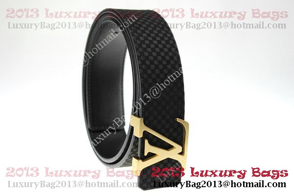 Louis Vuitton Belt LV2051 Black Gold Louis Vuitton Belt LV2051 Black Gold
