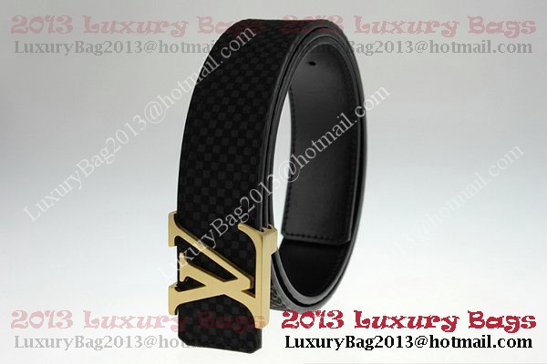 Louis Vuitton Belt LV2051 Black Gold Louis Vuitton Belt LV2051 Black Gold