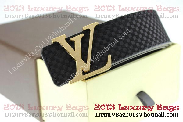 Louis Vuitton Belt LV2051 Black Gold Louis Vuitton Belt LV2051 Black Gold