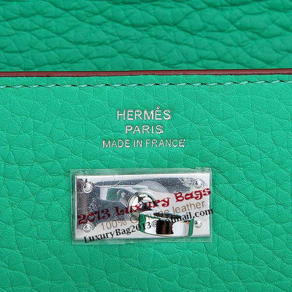 Hermes Kelly Original Leather Bi-Fold Wallet A708 Green Hermes Kelly Original Leather Bi-Fold Wallet A708 Green