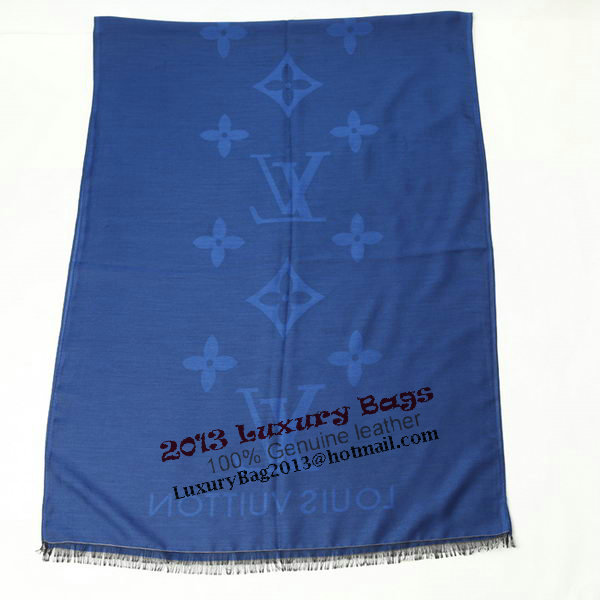 Louis Vuitton Scarves Silk WJLV094 Blue