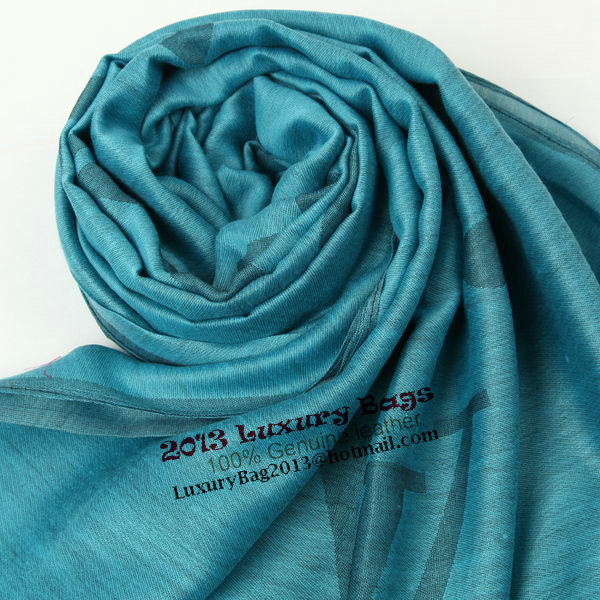 Louis Vuitton Scarves Silk WJLV094 Light Blue Louis Vuitton Scarves Silk WJLV094 Light Blue