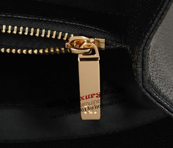Chanel A50995 Black Original Leather Shoulder Bag Gold Chanel A50995 Black Original Leather Shoulder Bag Gold