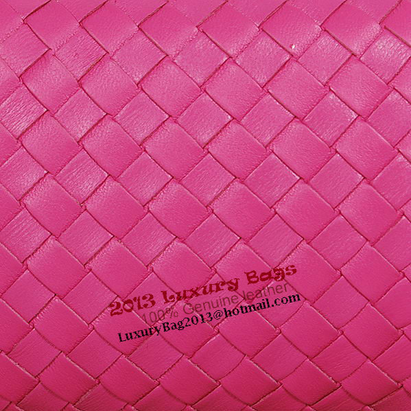 Bottega Veneta Intrecciato Sheepskin Impero Ayers Knot Clutch 11308 Rose