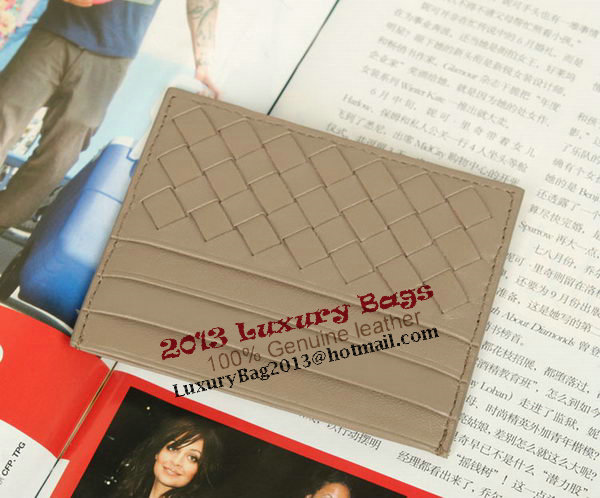 Bottega Veneta Intrecciato VN Card Case 5811 Apricot Bottega Veneta Intrecciato VN Card Case 5811 Apricot