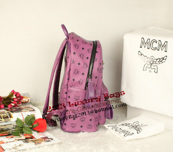 MCM Stark Backpack Jumbo in Calf Leather 8006 Purple MCM Stark Backpack Jumbo in Calf Leather 8006 Purple