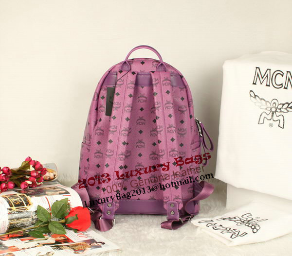 MCM Stark Backpack Jumbo in Calf Leather 8006 Purple MCM Stark Backpack Jumbo in Calf Leather 8006 Purple