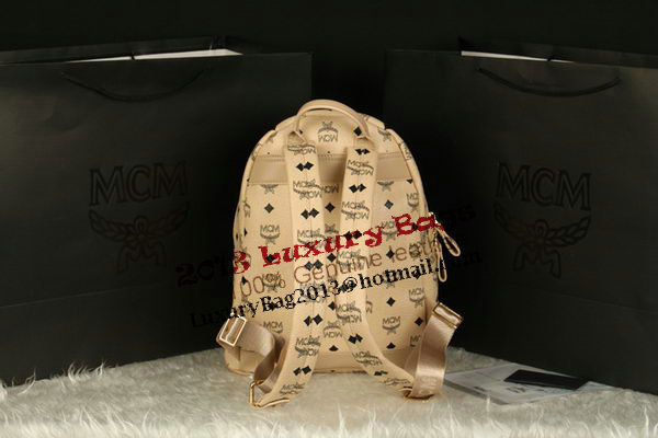 MCM Stark Backpack Large in Calf Leather 8004 Apricot MCM Stark Backpack Large in Calf Leather 8004 Apricot