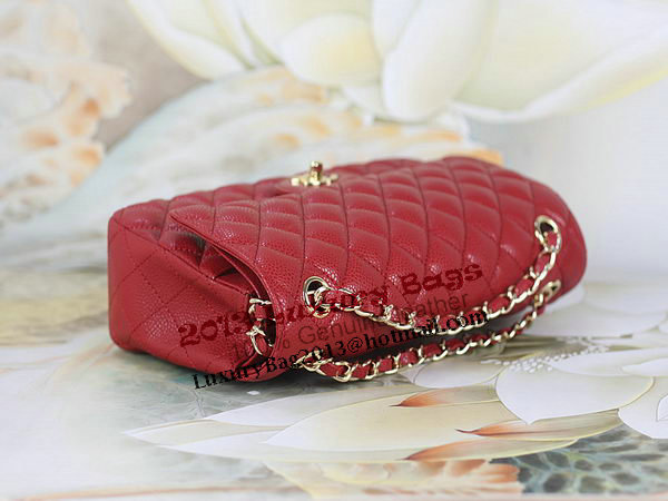 Chanel 2.55 Series Classic Flap Bag 1112 Red Cannage Pattern Original Leather Gold Chanel 2.55 Series Classic Flap Bag 1112 Red Cannage Pattern Original Leather Gold
