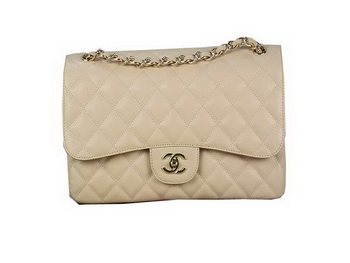 Chanel Classic Flap Bag 1113 Apricot Original Cannage Pattern Leather Gold Chanel Classic Flap Bag 1113 Apricot Original Cannage Pattern Leather Gold