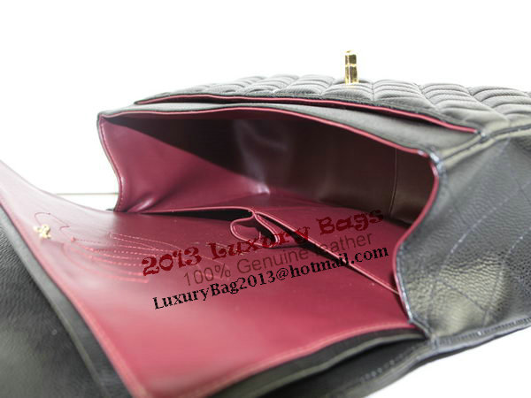 Chanel Classic Flap Bag 1113 Black Original Caviar Leather Gold Chanel Classic Flap Bag 1113 Black Original Caviar Leather Gold