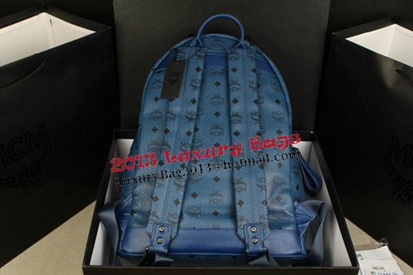 MCM Stark Backpack mini in Calf Leather 8031 RoyalBlue MCM Stark Backpack mini in Calf Leather 8031 RoyalBlue