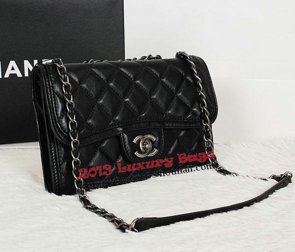 Chanel Classic Flap Bag Sheepskin Leather A66331 Black Chanel Classic Flap Bag Sheepskin Leather A66331 Black