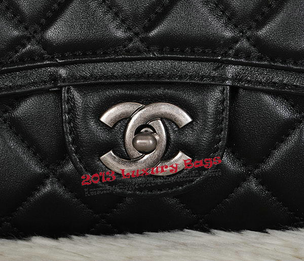 Chanel Classic Flap Bag Sheepskin Leather A66331 Black Chanel Classic Flap Bag Sheepskin Leather A66331 Black