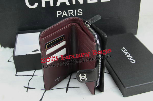 Chanel Matelasse Bi-Fold Wallet in Original Sheepskin A48667 Black Chanel Matelasse Bi-Fold Wallet in Original Sheepskin A48667 Black