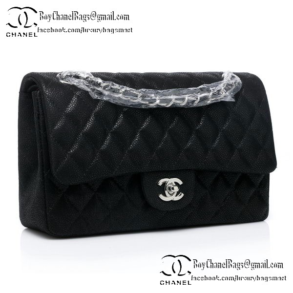 Chanel Classic Flap Bag 2.55 Series Original Suede Cannage Pattern CHA1112 Black Chanel Classic Flap Bag 2.55 Series Original Suede Cannage Pattern CHA1112 Black