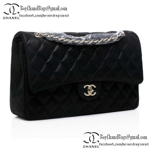 Chanel Classic Flap Bag Cannage Pattern CHA1113 Black Chanel Classic Flap Bag Cannage Pattern CHA1113 Black