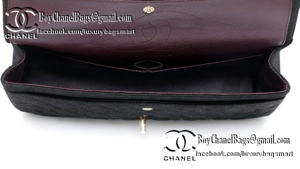 Chanel Classic Flap Bag Cannage Pattern CHA1113 Black Chanel Classic Flap Bag Cannage Pattern CHA1113 Black