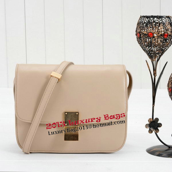Celine Classic Box Small Flap Bag Smooth Leather 11042 Apricot Celine Classic Box Small Flap Bag Smooth Leather 11042 Apricot