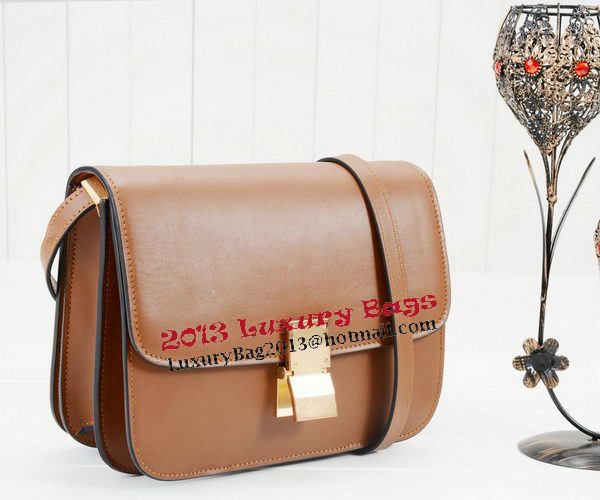 Celine Classic Box Small Flap Bag Smooth Leather 11042 Wheat Celine Classic Box Small Flap Bag Smooth Leather 11042 Wheat