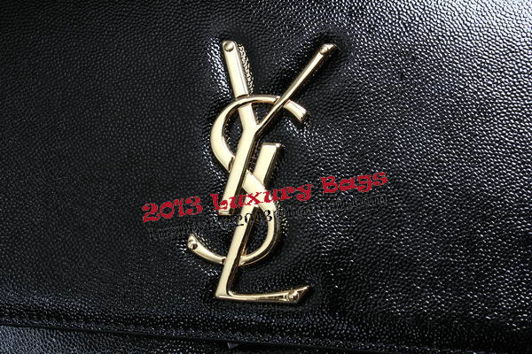Yves Saint Laurent mini Monogramme Cannage Pattern Shoulder Bag Y009 Black Yves Saint Laurent mini Monogramme Cannage Pattern Shoulder Bag Y009 Black
