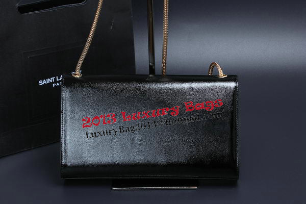 Yves Saint Laurent mini Monogramme Cannage Pattern Shoulder Bag Y009 Black Yves Saint Laurent mini Monogramme Cannage Pattern Shoulder Bag Y009 Black