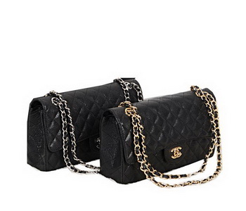 Chanel Classic Flap Bag 2.55 Series Original Cannage Pattern CHA1112 Black Chanel Classic Flap Bag 2.55 Series Original Cannage Pattern CHA1112 Black