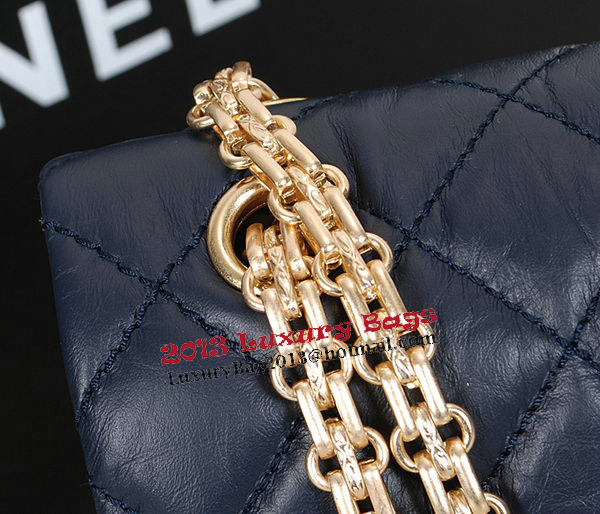 Chanel Classic Flap Shoulder Bags A226 Blue Original Sheep Leather Chanel Classic Flap Shoulder Bags A226 Blue Original Sheep Leather