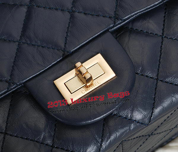 Chanel Classic Flap Shoulder Bags A226 Blue Original Sheep Leather Chanel Classic Flap Shoulder Bags A226 Blue Original Sheep Leather
