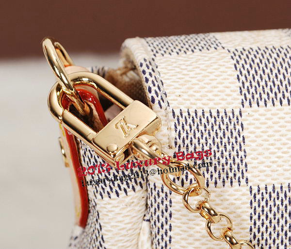 Louis Vuitton Damier Azur Canvas Favorite MM N41275 Louis Vuitton Damier Azur Canvas Favorite MM N41275