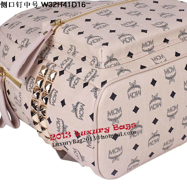 MCM Medium Stark Backpack MC2446 Beige MCM Medium Stark Backpack MC2446 Beige