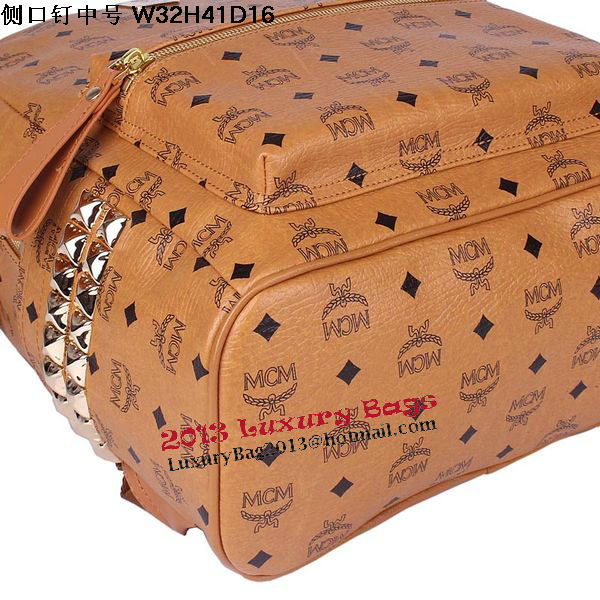 MCM Medium Stark Backpack MC2446 Wheat MCM Medium Stark Backpack MC2446 Wheat