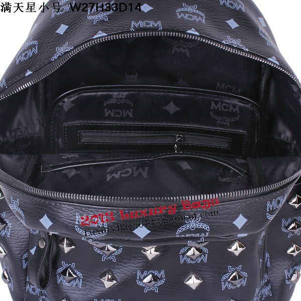 MCM Stark Studded Small Backpack MC2089S Black MCM Stark Studded Small Backpack MC2089S Black