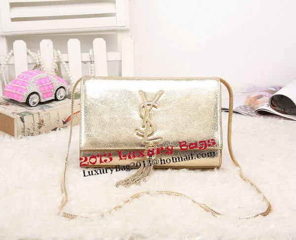 Yves Saint Laurent Monogramme Cross-body Shoulder Bag Gold Yves Saint Laurent Monogramme Cross-body Shoulder Bag Gold