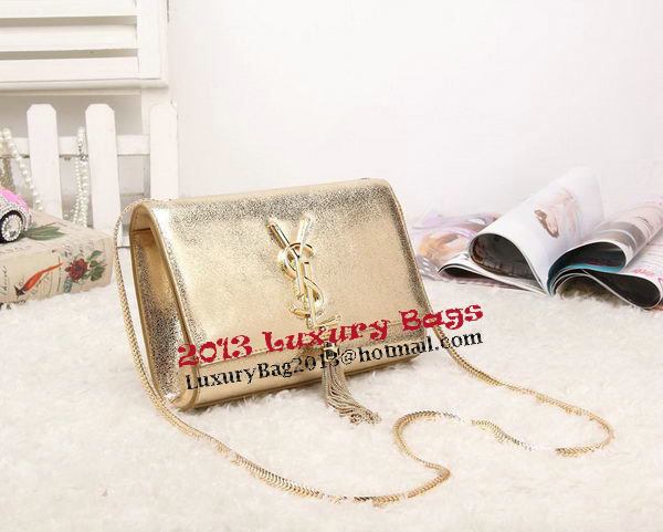 Yves Saint Laurent Monogramme Cross-body Shoulder Bag Gold Yves Saint Laurent Monogramme Cross-body Shoulder Bag Gold