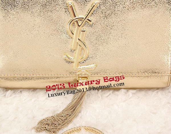 Yves Saint Laurent Monogramme Cross-body Shoulder Bag Gold Yves Saint Laurent Monogramme Cross-body Shoulder Bag Gold