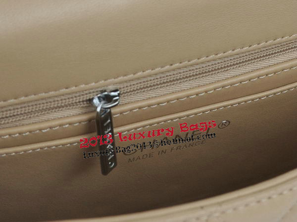 Chanel mini Classic Flap Bag Apricot Original Sheekskin CHA1116 Silver Chanel mini Classic Flap Bag Apricot Original Sheekskin CHA1116 Silver