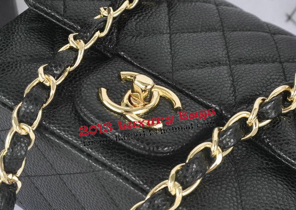 Chanel mini Classic Flap Bag Black Cannage Pattern 1115 Gold Chanel mini Classic Flap Bag Black Cannage Pattern 1115 Gold