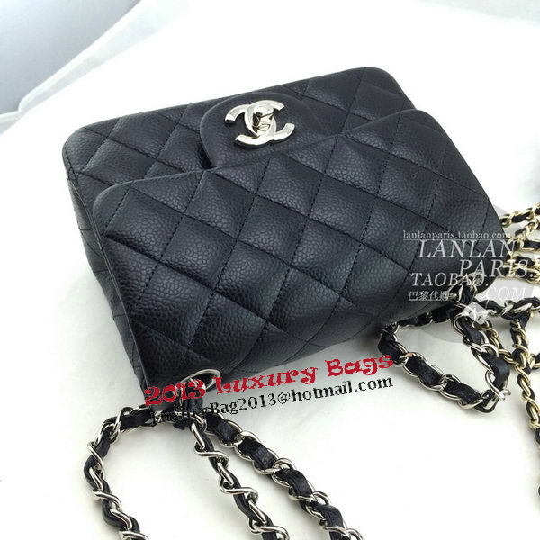 Chanel mini Classic Flap Bag Black Cannage Pattern 1115 Gold Chanel mini Classic Flap Bag Black Cannage Pattern 1115 Gold