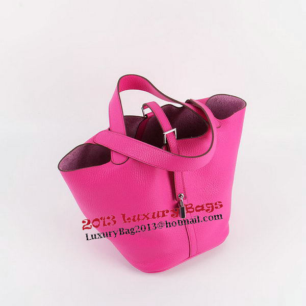 Hermes Picotin Lock MM Bag in Original Leather H8616 Rose Hermes Picotin Lock MM Bag in Original Leather H8616 Rose
