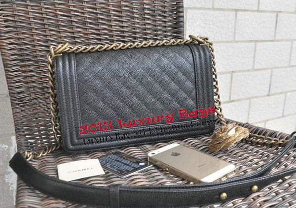 Chanel Boy Flap Shoulder Bags Cannage Pattern Leather A67086 Black Chanel Boy Flap Shoulder Bags Cannage Pattern Leather A67086 Black