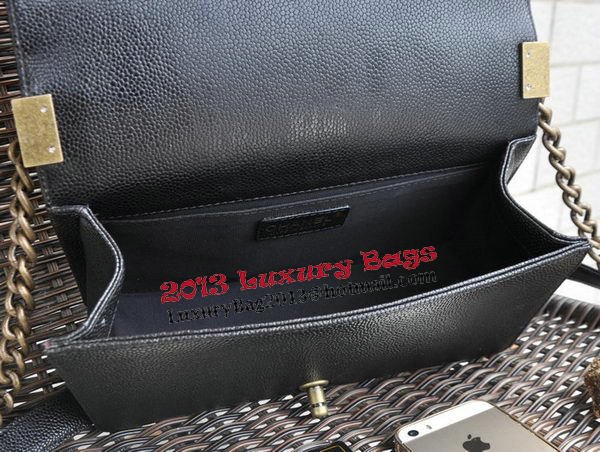 Chanel Boy Flap Shoulder Bags Cannage Pattern Leather A67086 Black Chanel Boy Flap Shoulder Bags Cannage Pattern Leather A67086 Black