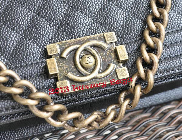 Chanel Boy Flap Shoulder Bags Cannage Pattern Leather A67086 Black Chanel Boy Flap Shoulder Bags Cannage Pattern Leather A67086 Black