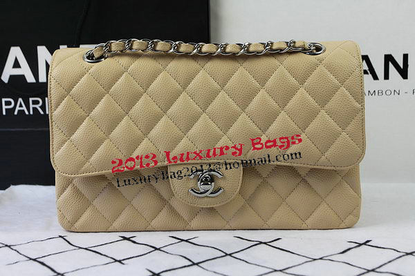 Chanel 2.55 Series Bags Apricot Cannage Pattern Leather CFA1112 Silver Chanel 2.55 Series Bags Apricot Cannage Pattern Leather CFA1112 Silver