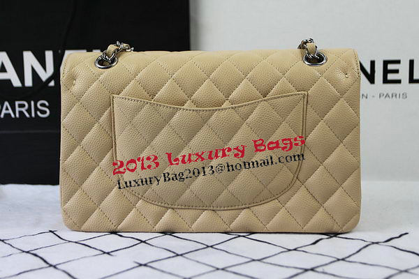 Chanel 2.55 Series Bags Apricot Cannage Pattern Leather CFA1112 Silver Chanel 2.55 Series Bags Apricot Cannage Pattern Leather CFA1112 Silver