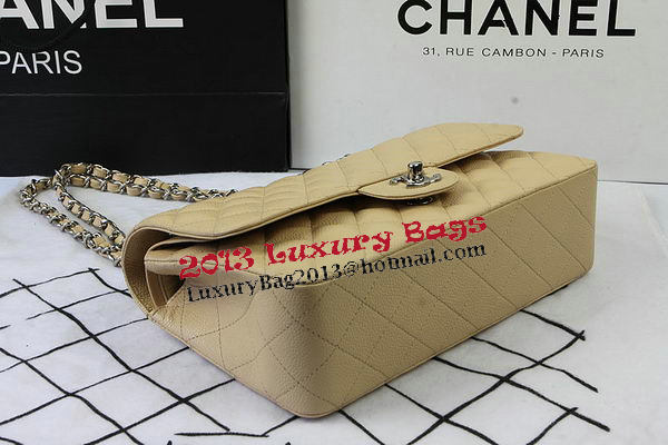 Chanel 2.55 Series Bags Apricot Cannage Pattern Leather CFA1112 Silver Chanel 2.55 Series Bags Apricot Cannage Pattern Leather CFA1112 Silver