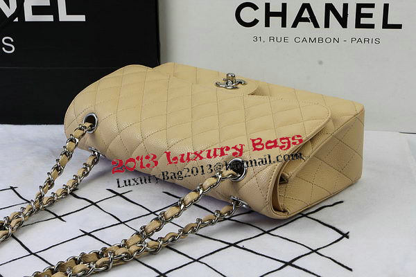 Chanel 2.55 Series Bags Apricot Cannage Pattern Leather CFA1112 Silver Chanel 2.55 Series Bags Apricot Cannage Pattern Leather CFA1112 Silver